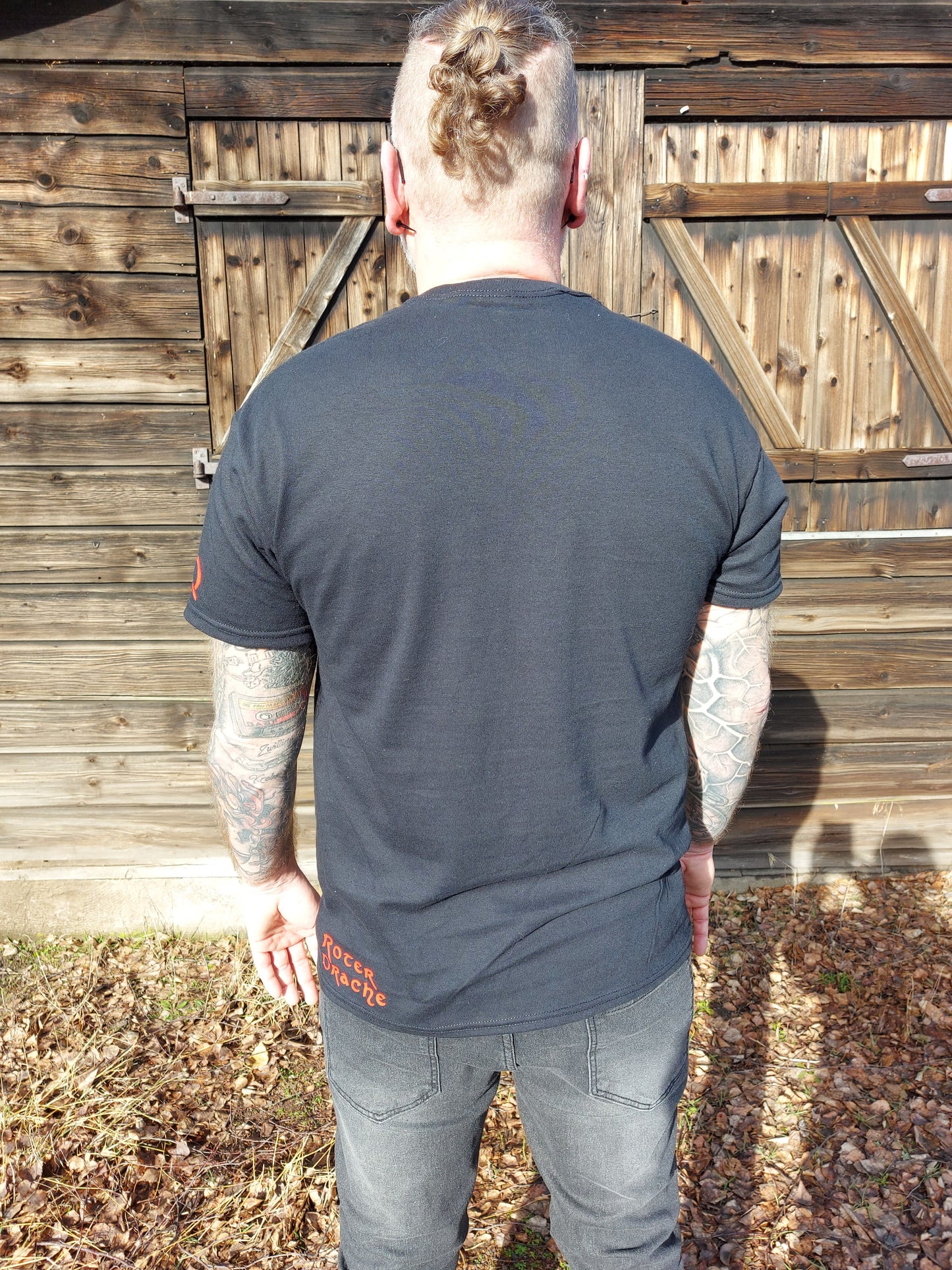 Thats how I Roll Tattooed Gorilla Black T-Shirt