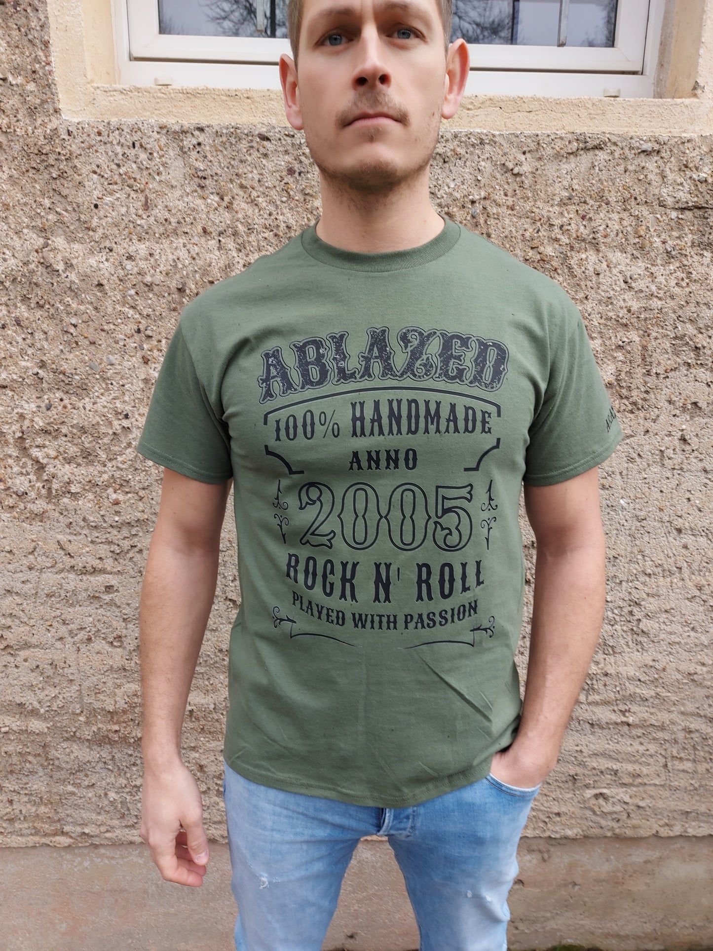 Ablazed anno 2005 Rock n Roll T-Shirt - White T-Shirt