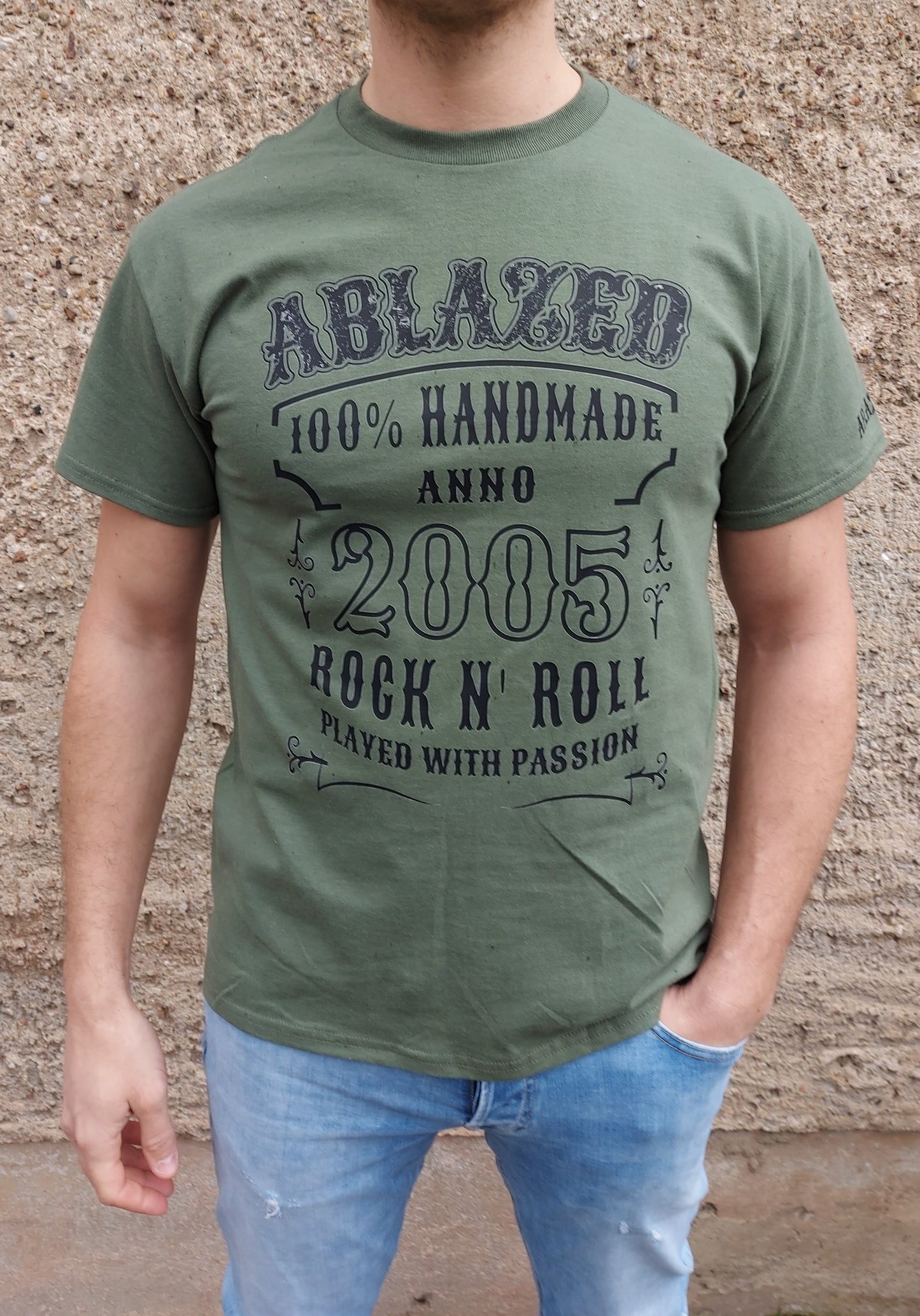 Ablazed anno 2005 Rock n Roll T-Shirt - Black T-Shirt