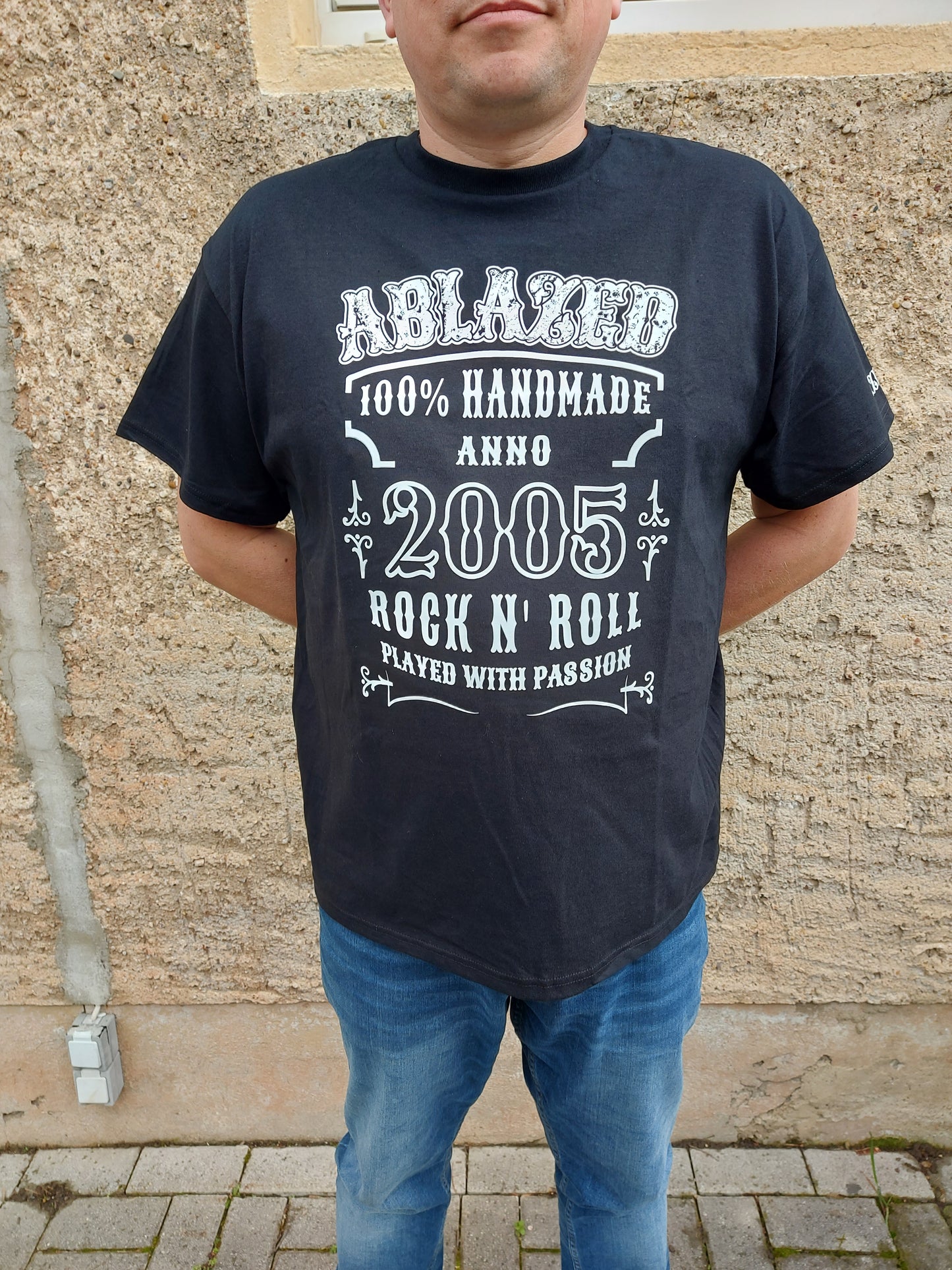 Ablazed anno 2005 Rock n Roll T-Shirt - Black T-Shirt
