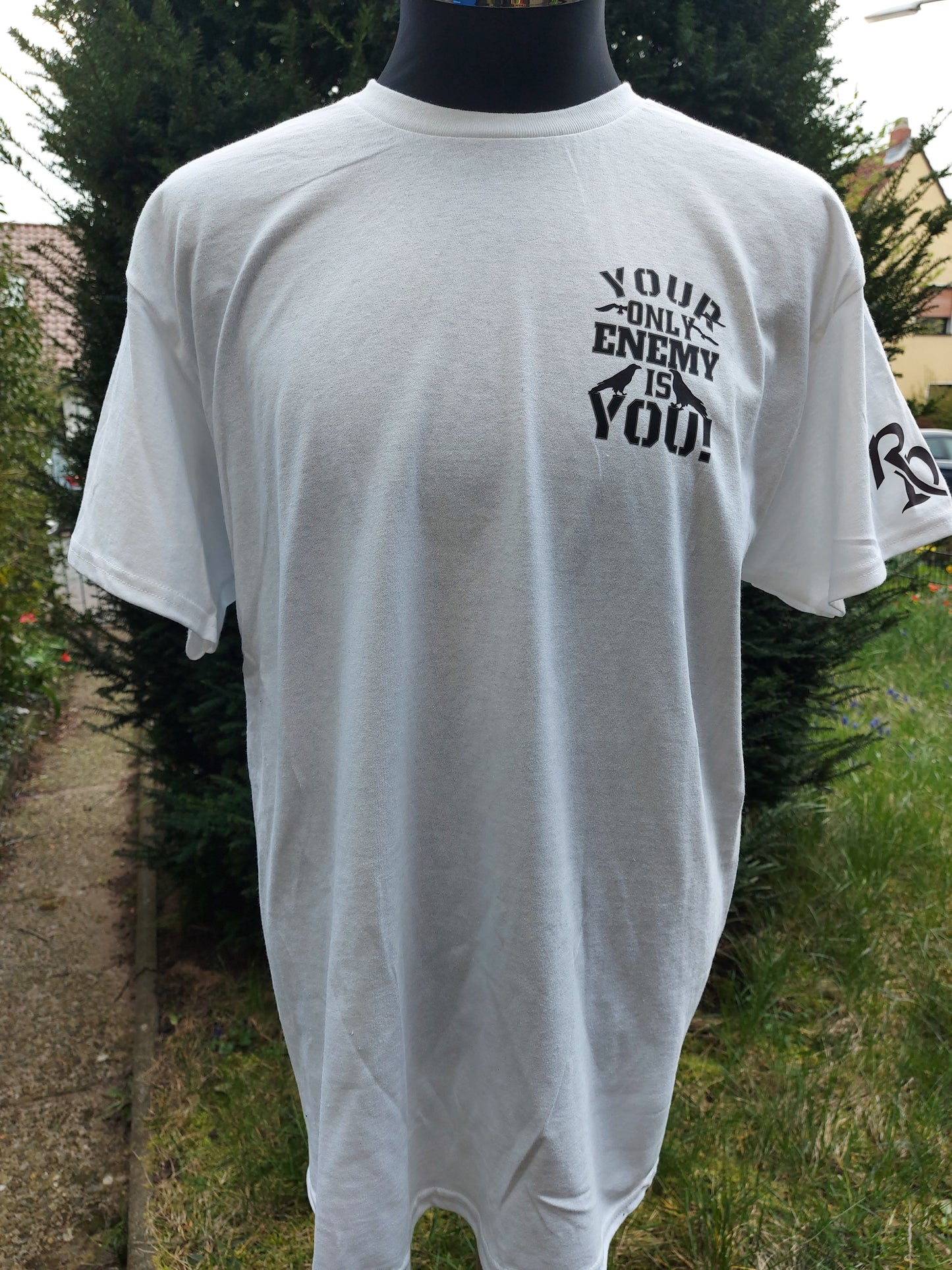 Your Only Enemy Is You White T-Shirt