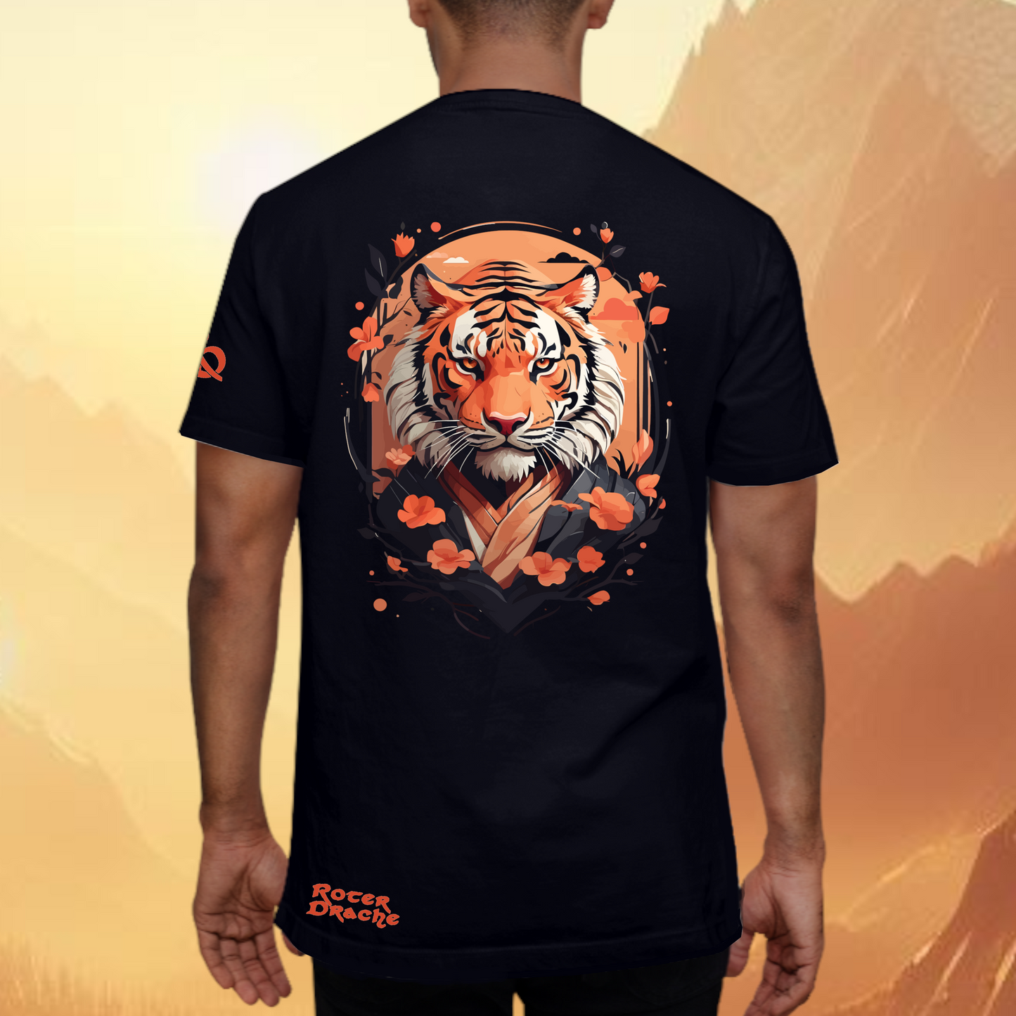 Samurai Tiger Japan-style T-Shirt