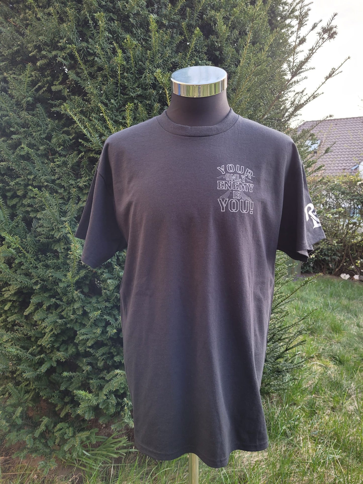Your Only Enemy Is You Black T-Shirt