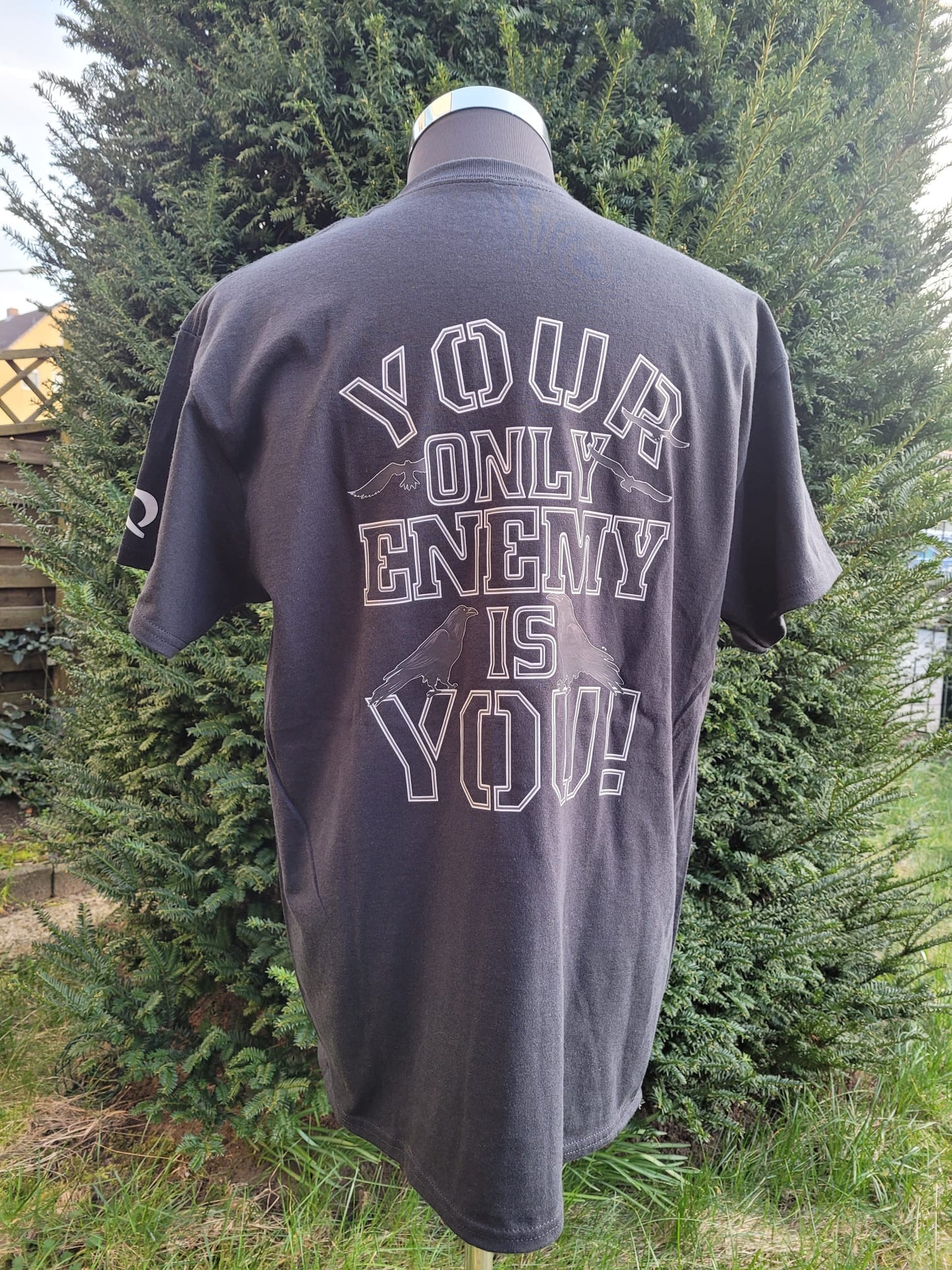 Your Only Enemy Is You Black T-Shirt