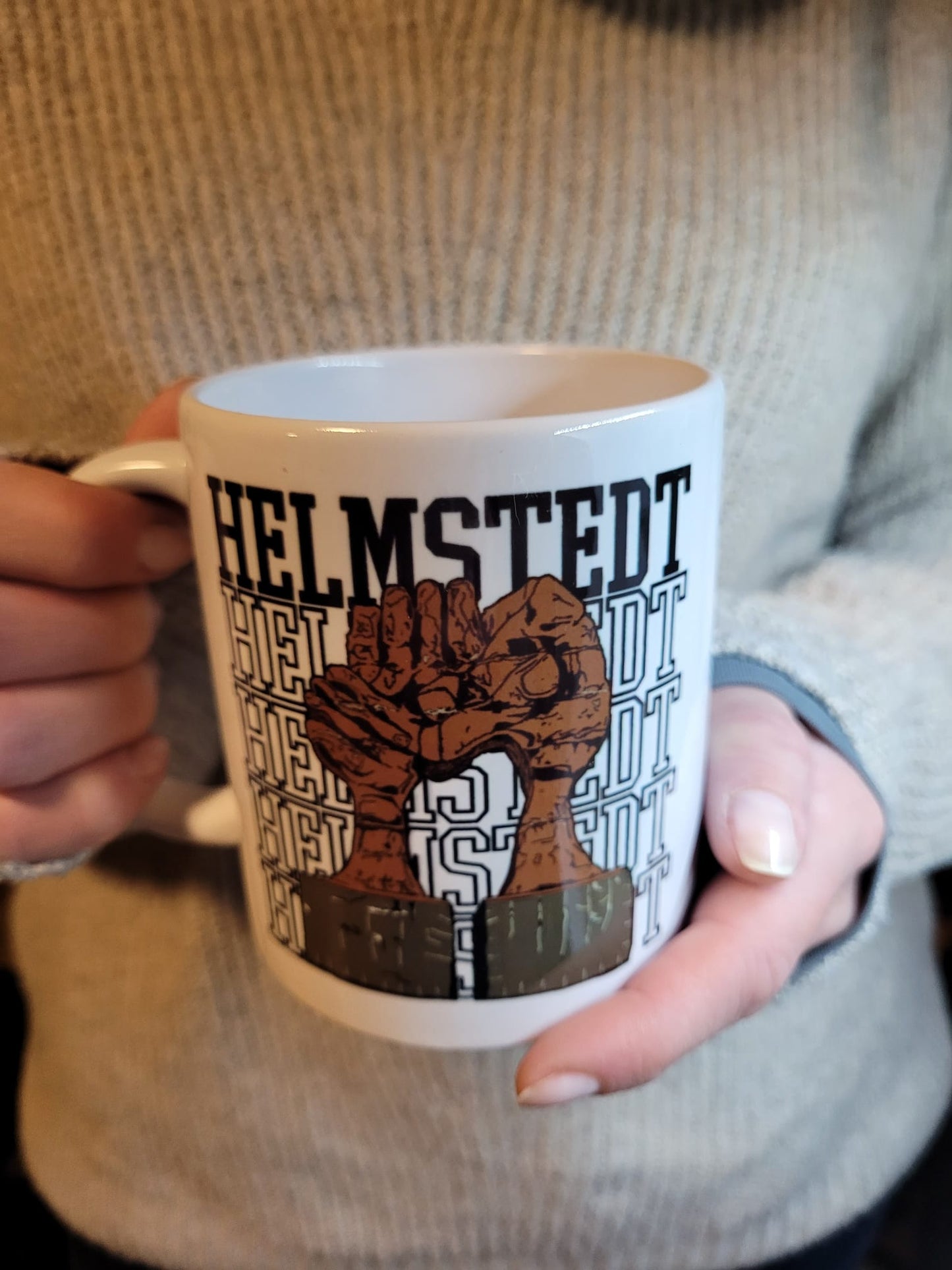 Helmstedt - Die Wölbung der Hände Tasse Mug Kaffeetasse
