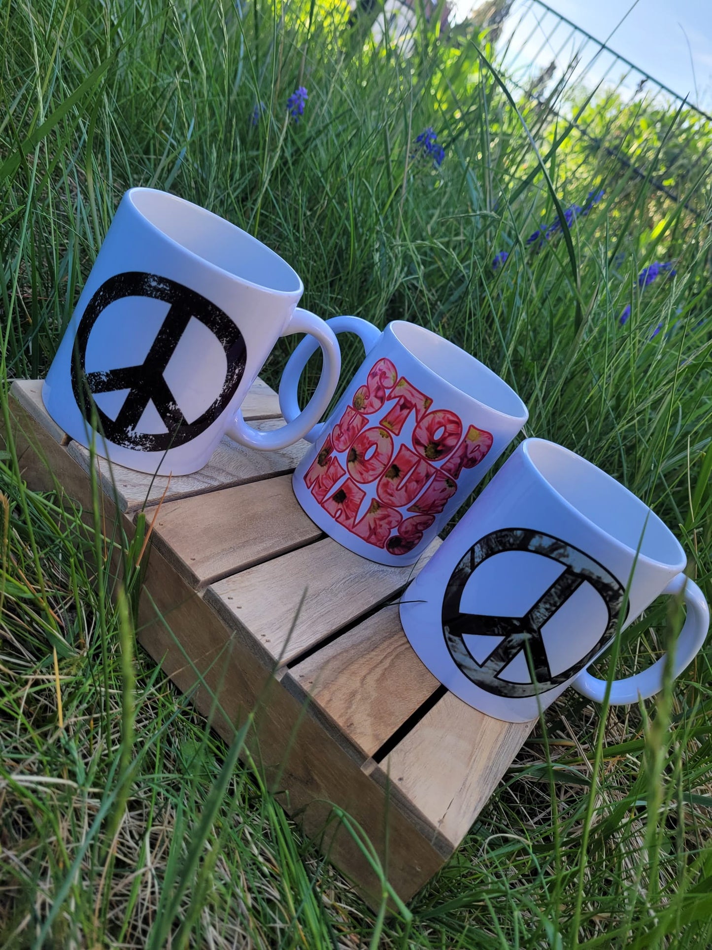 Stop your Wars Peace Tasse - MUG - pink Kaffeetasse