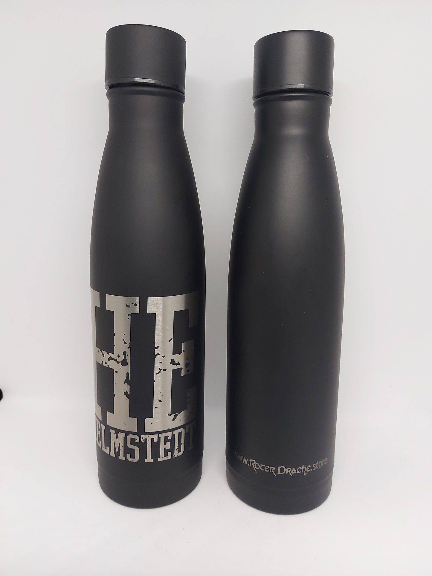 Helmstedt HE Isolierflasche - 500ml Black Lasergravierte