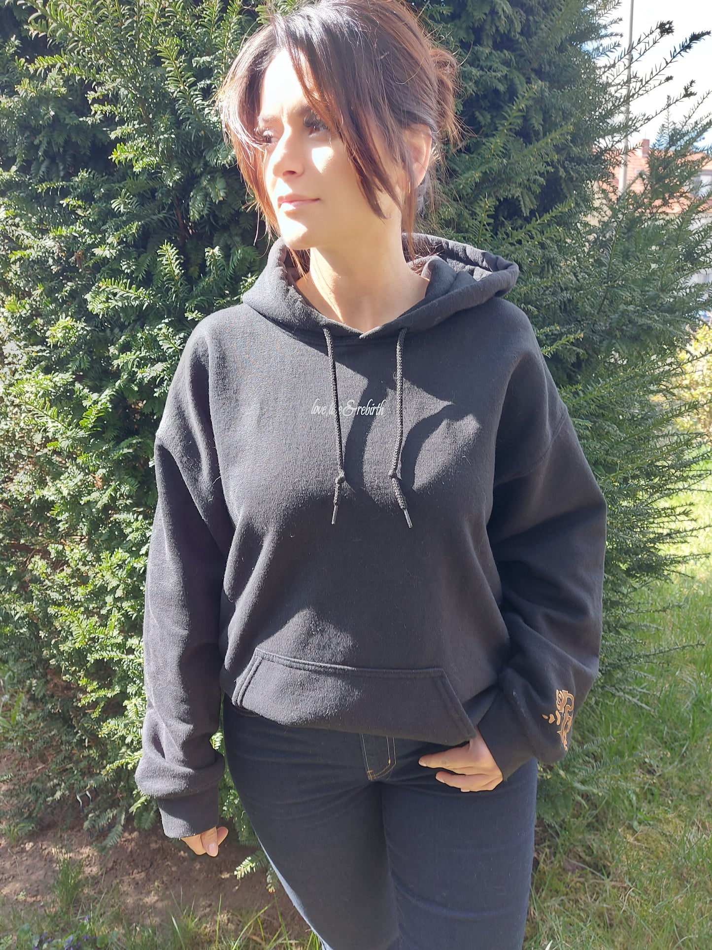 Love, live & Rebirth - Black Hoodie