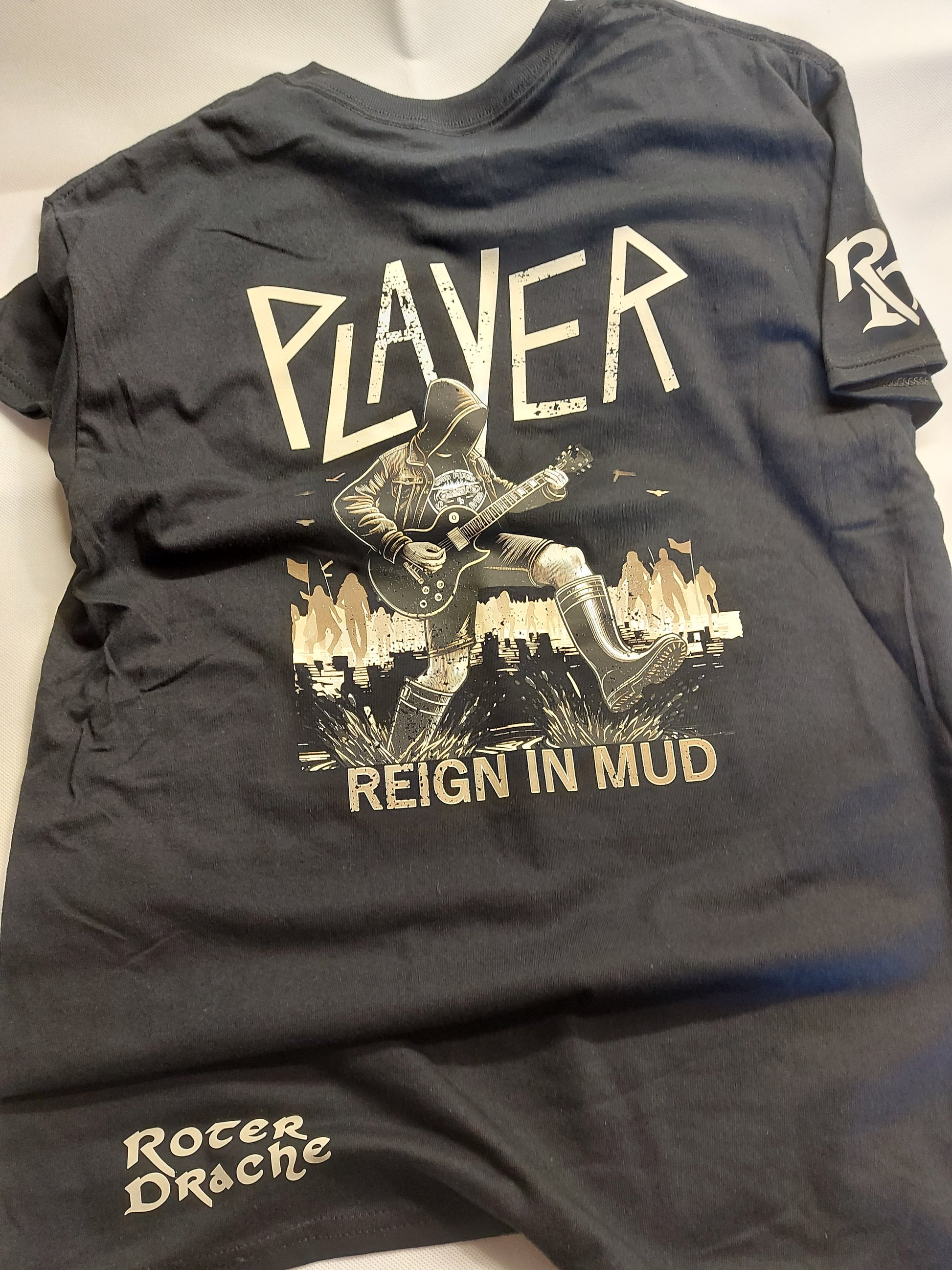 Roter Drache RD Reign in mud Custom Black T-Shirt back